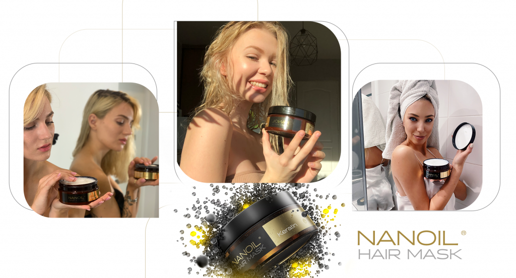 Nanoil máscara para cabelo