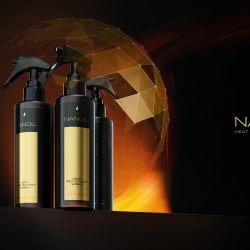 Heat Protectant Spray de Nanoil – Artículo Profesional para Secado y Estilizado de Cabello sin Daño